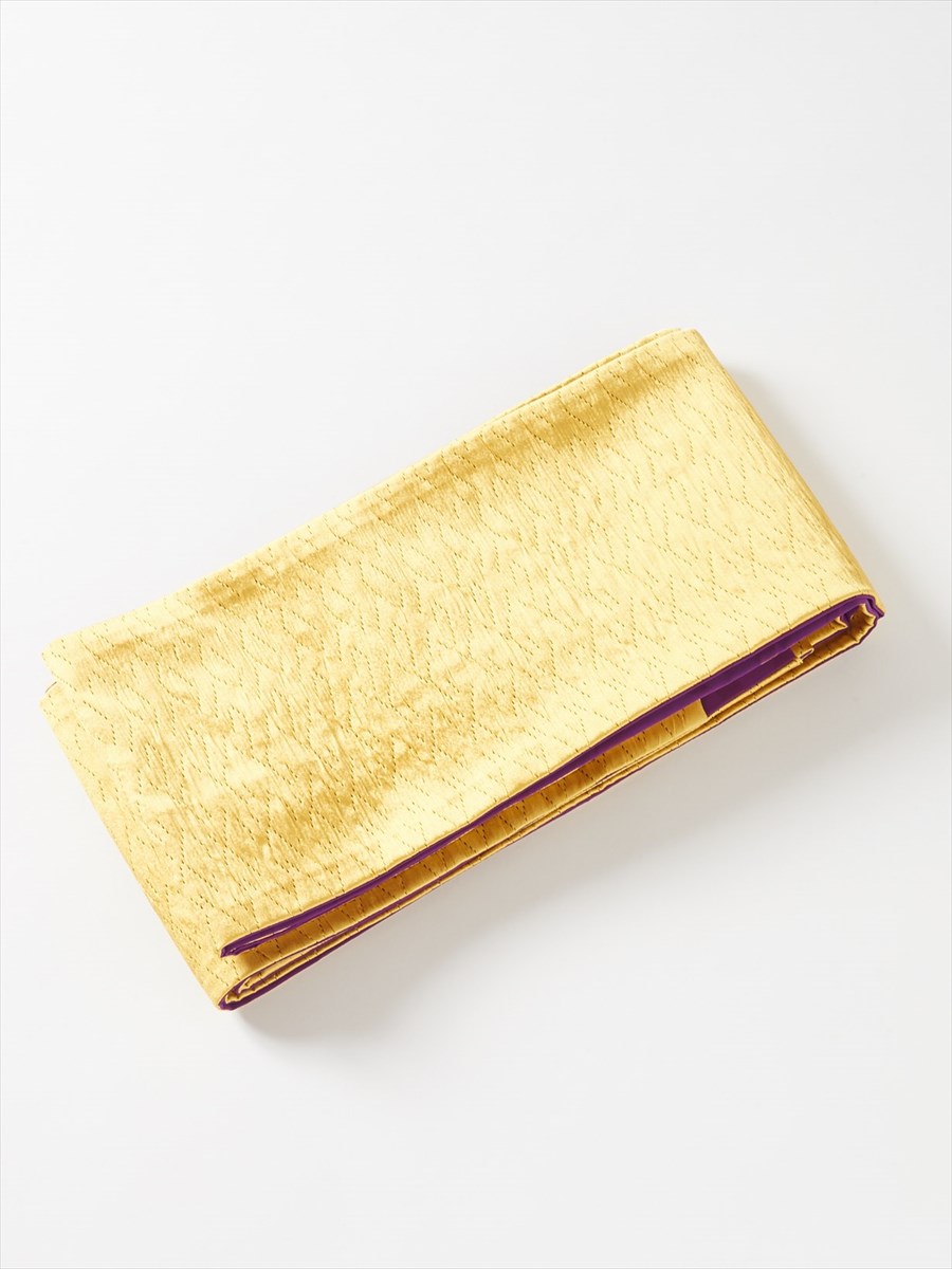 半巾帯「しじら」|マスタード