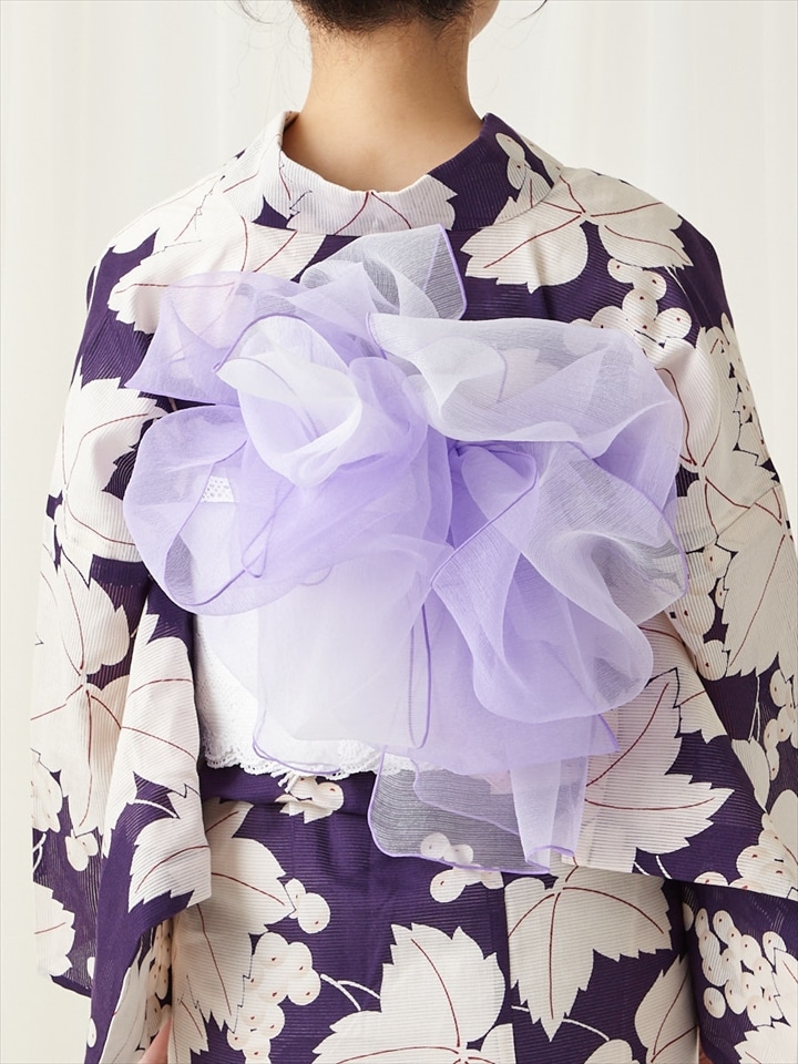 へこ帯「金魚へこ」|ラベンダー