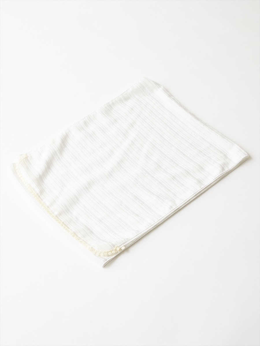 【残りわずか】へこ帯「ボーダーヘコ」|オフホワイト