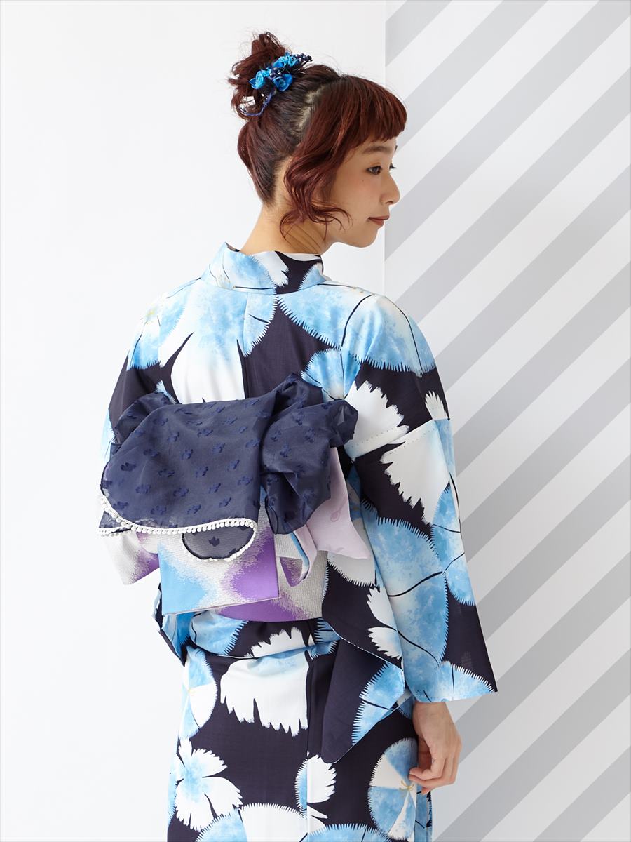 へこ帯「ドットジャガード」|ネイビー