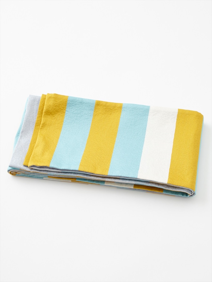 切替カラー半巾帯|イエロー