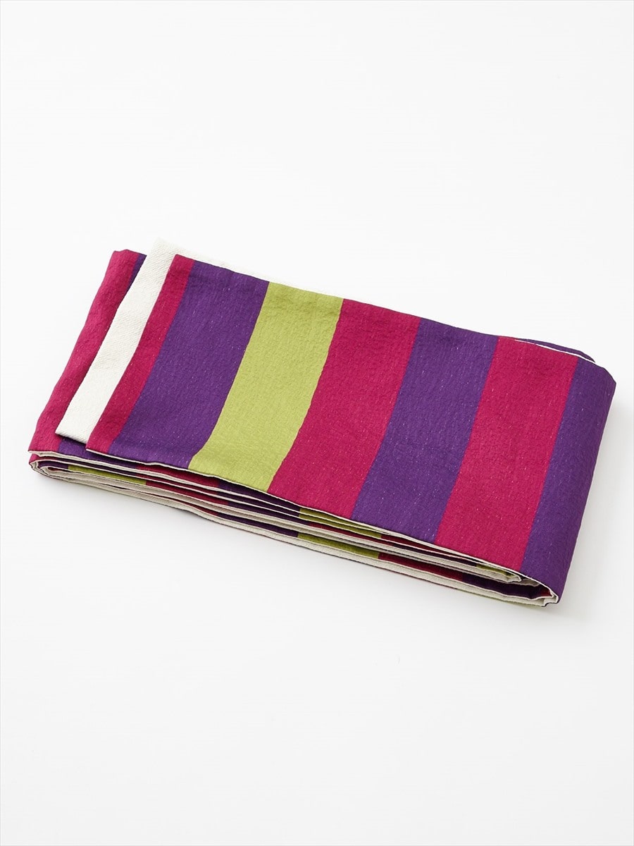 【残りわずか】切替カラー半巾帯|パープル