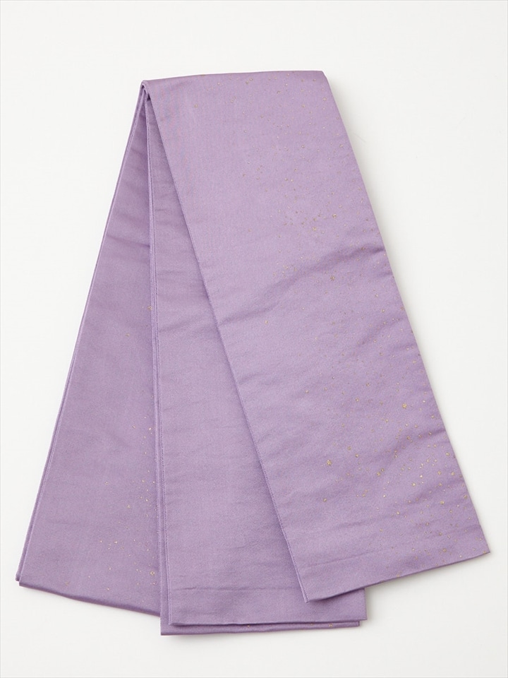 【残りわずか】半巾帯「 星空グリッター半巾帯 」|ラベンダー