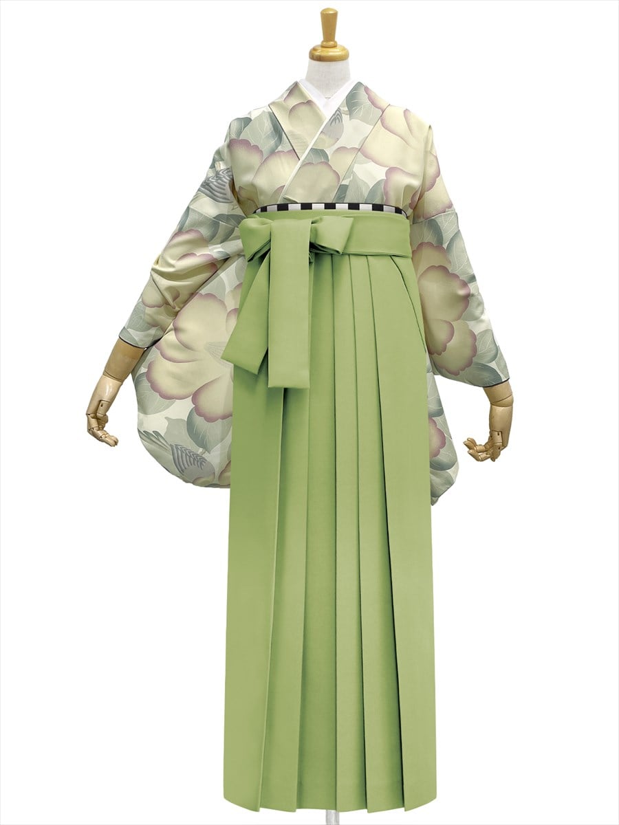 【レンタル商品】レンタル袴「【M2011】椿鳥・ライラック」|ピスタチオ