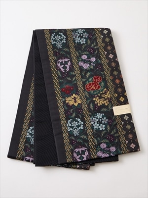 【残りわずか】桐生袋帯「 アンティーク風袋帯 」|レッド