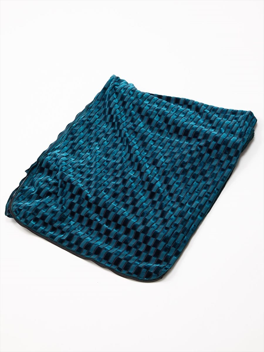 【ラスト1点】ベロアヘコ帯|ターコイズ