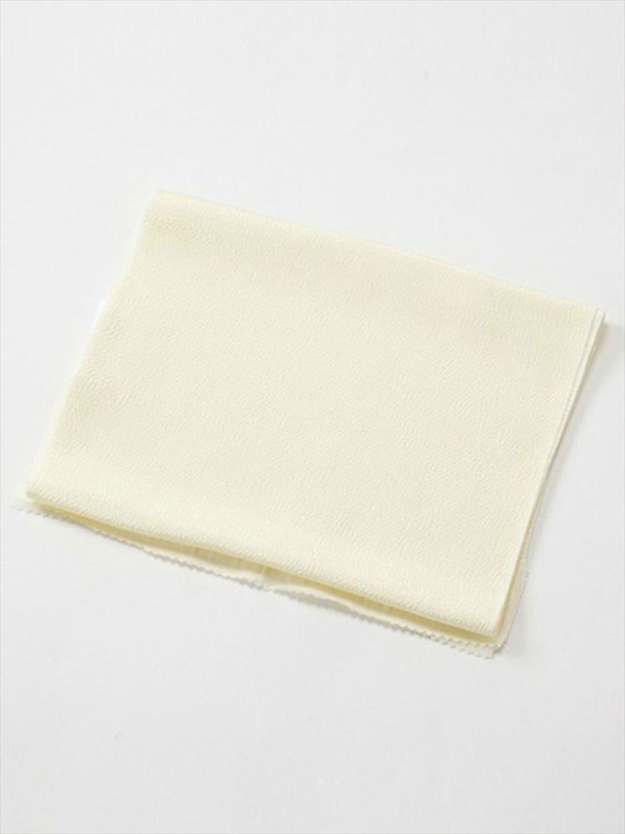 ちりめん無地帯揚|オフホワイト