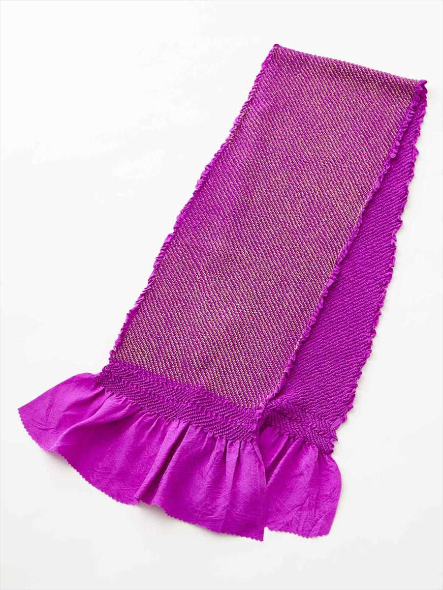 頭金絞り帯揚|ラベンダー