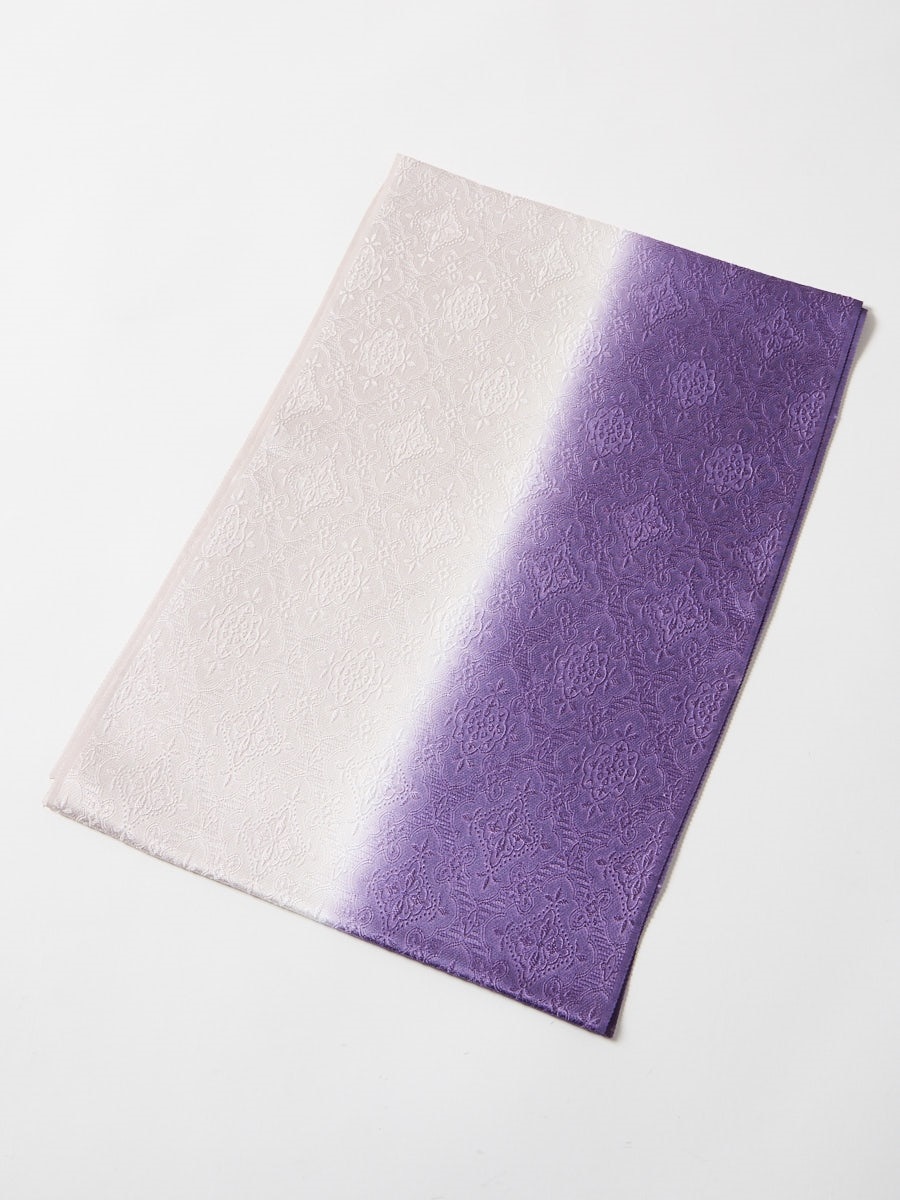 帯揚げ「職功染め分け」|パープル