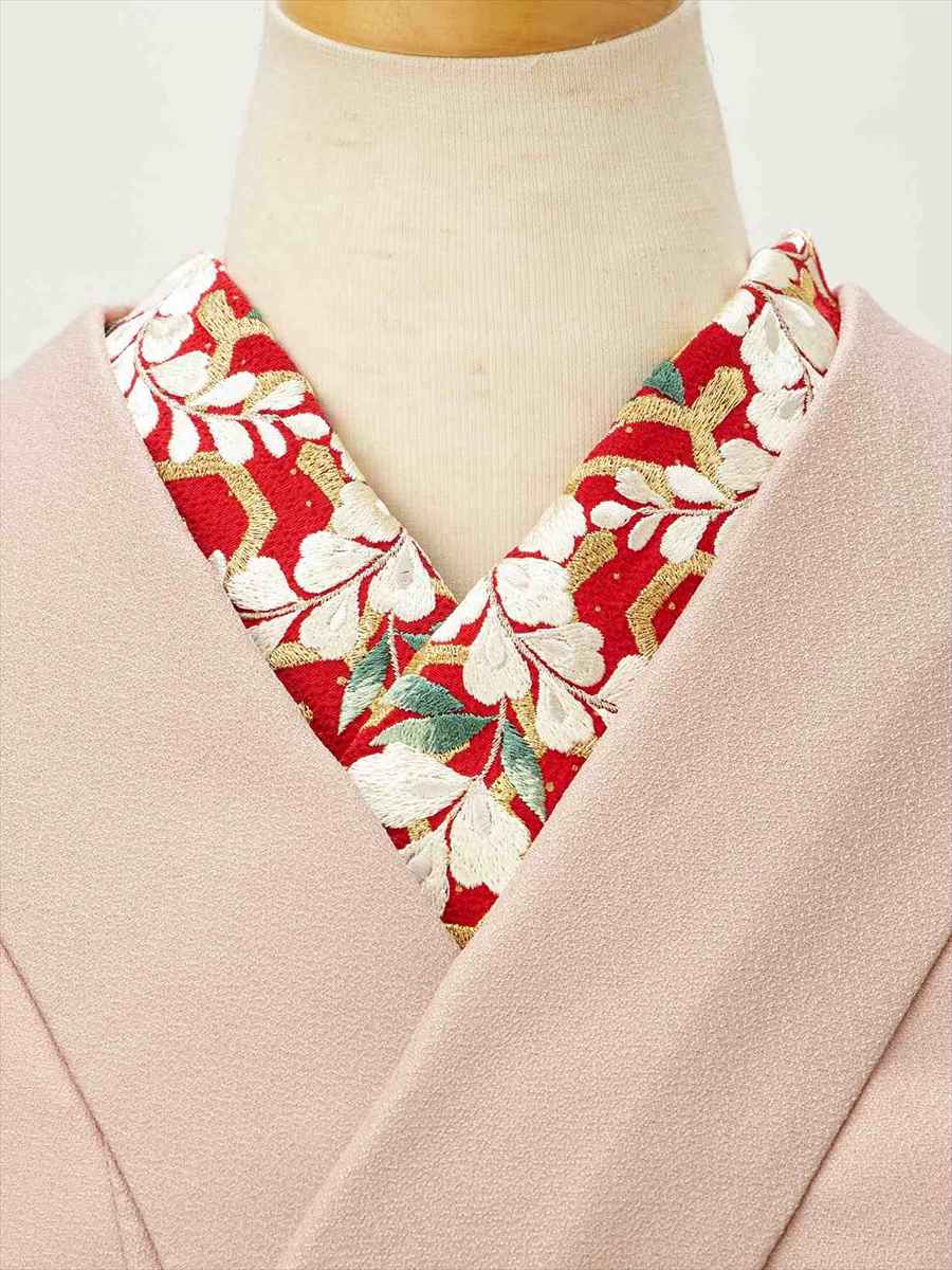 半衿「亀甲藤」|レッド