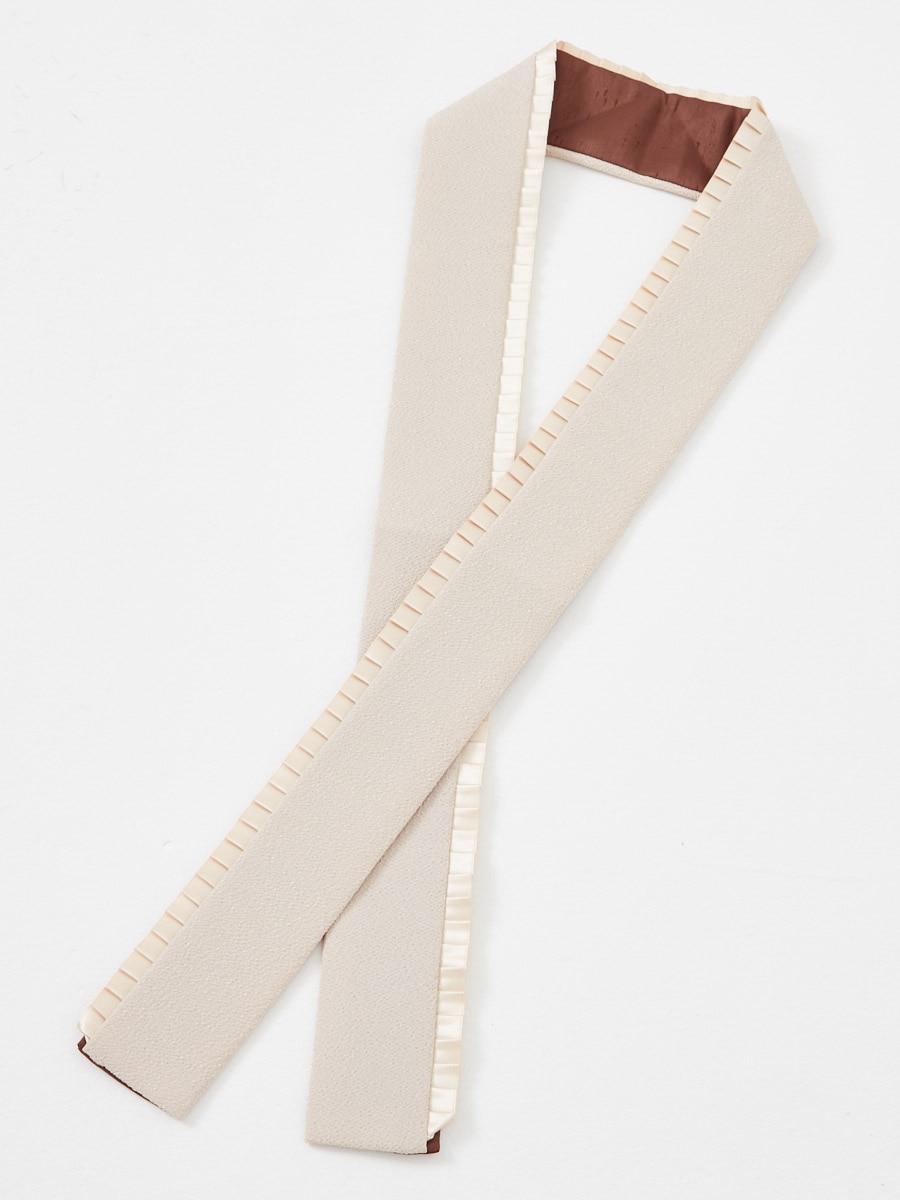 重ね衿「プリーツカサネ」|ベージュ