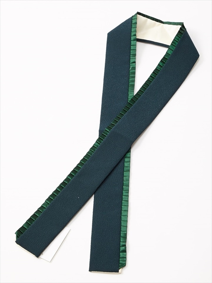 重ね衿「プリーツカサネ」|グリーン