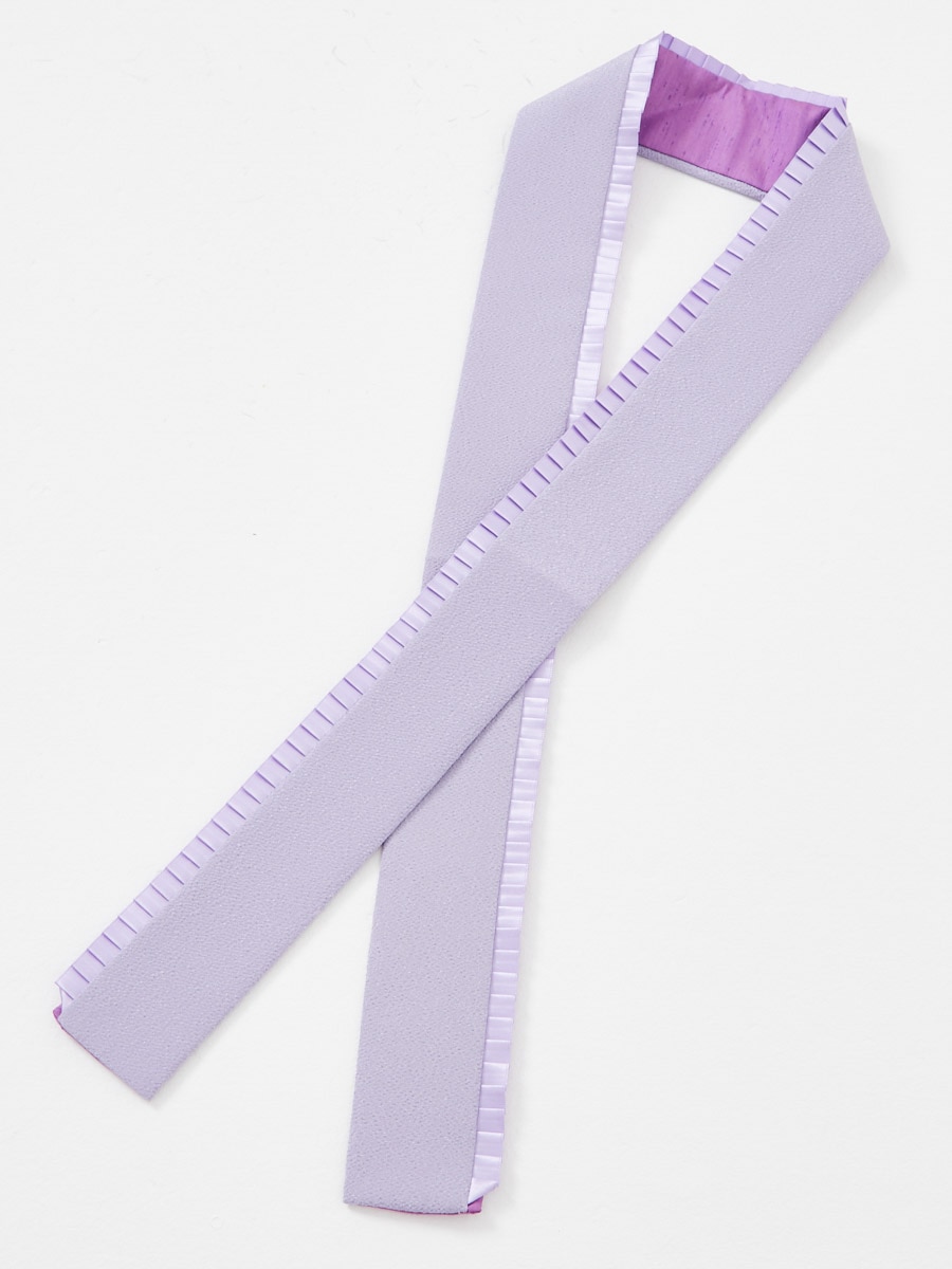 重ね衿「プリーツカサネ」|ラベンダー