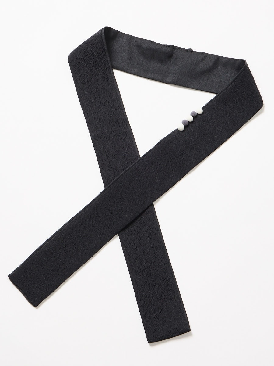 重ね衿「猫足音カサネ」|ブラック