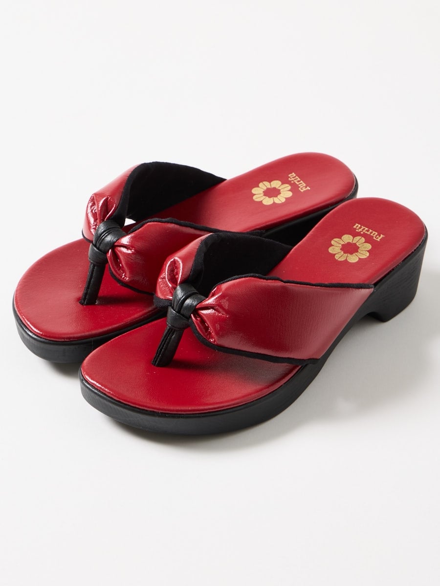おでかけ下駄|レッド