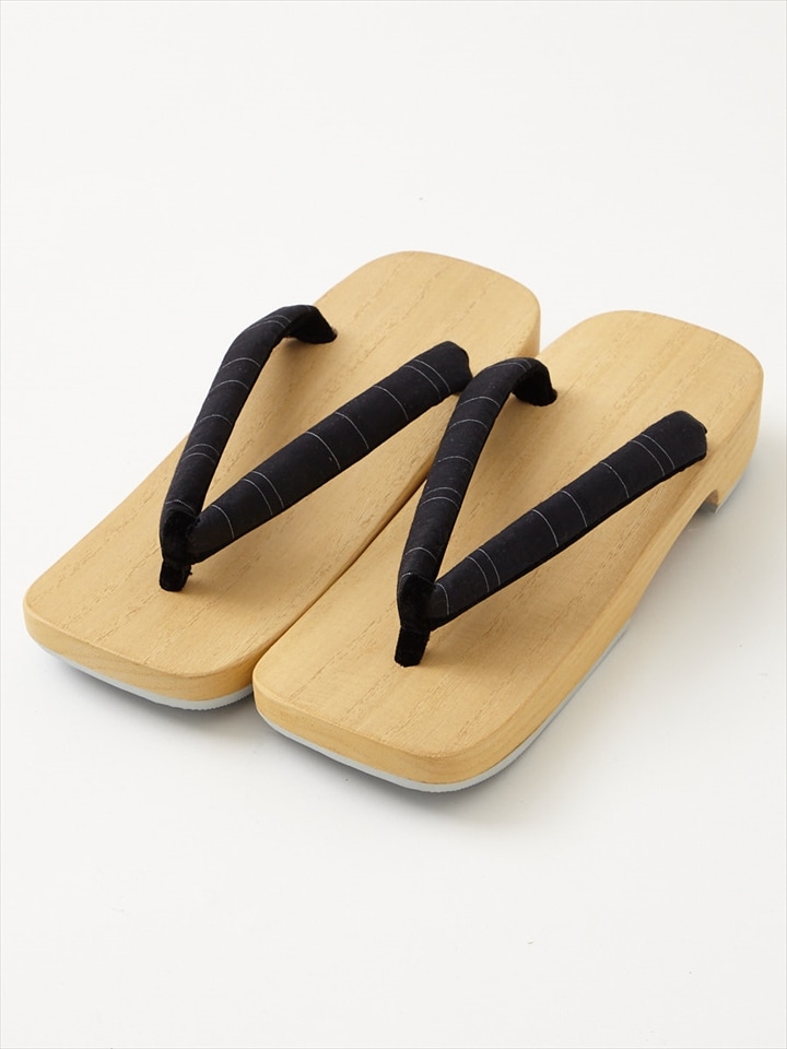 furifuメンズ下駄|ブラック