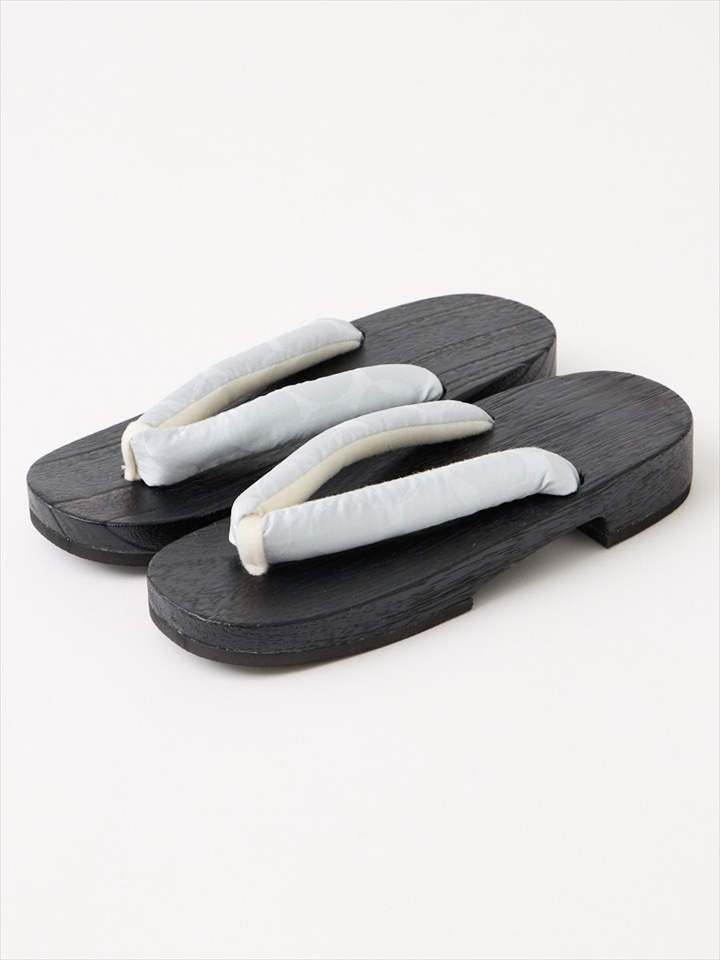 丸紋下駄|ブルー