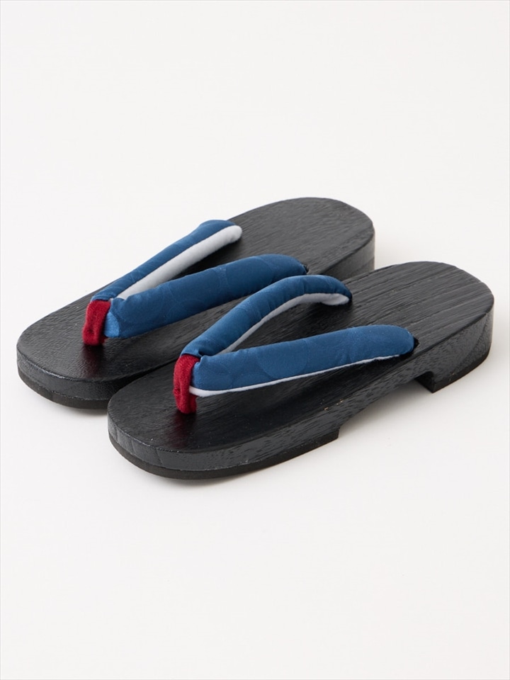 丸紋下駄|ネイビー