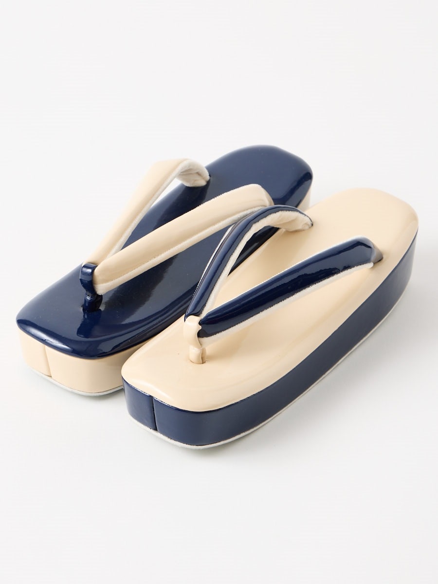 草履「 妖 」|ネイビー