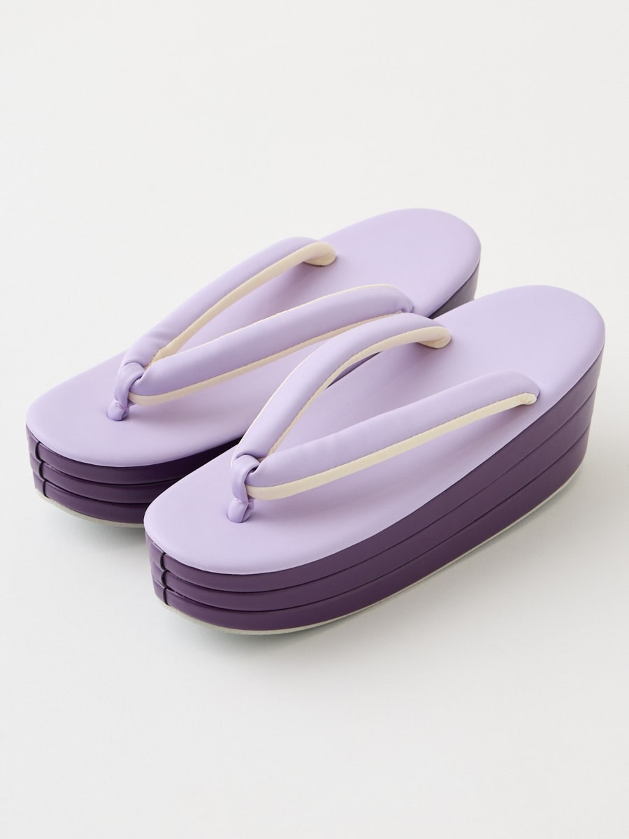 草履「マカロン」|ラベンダー